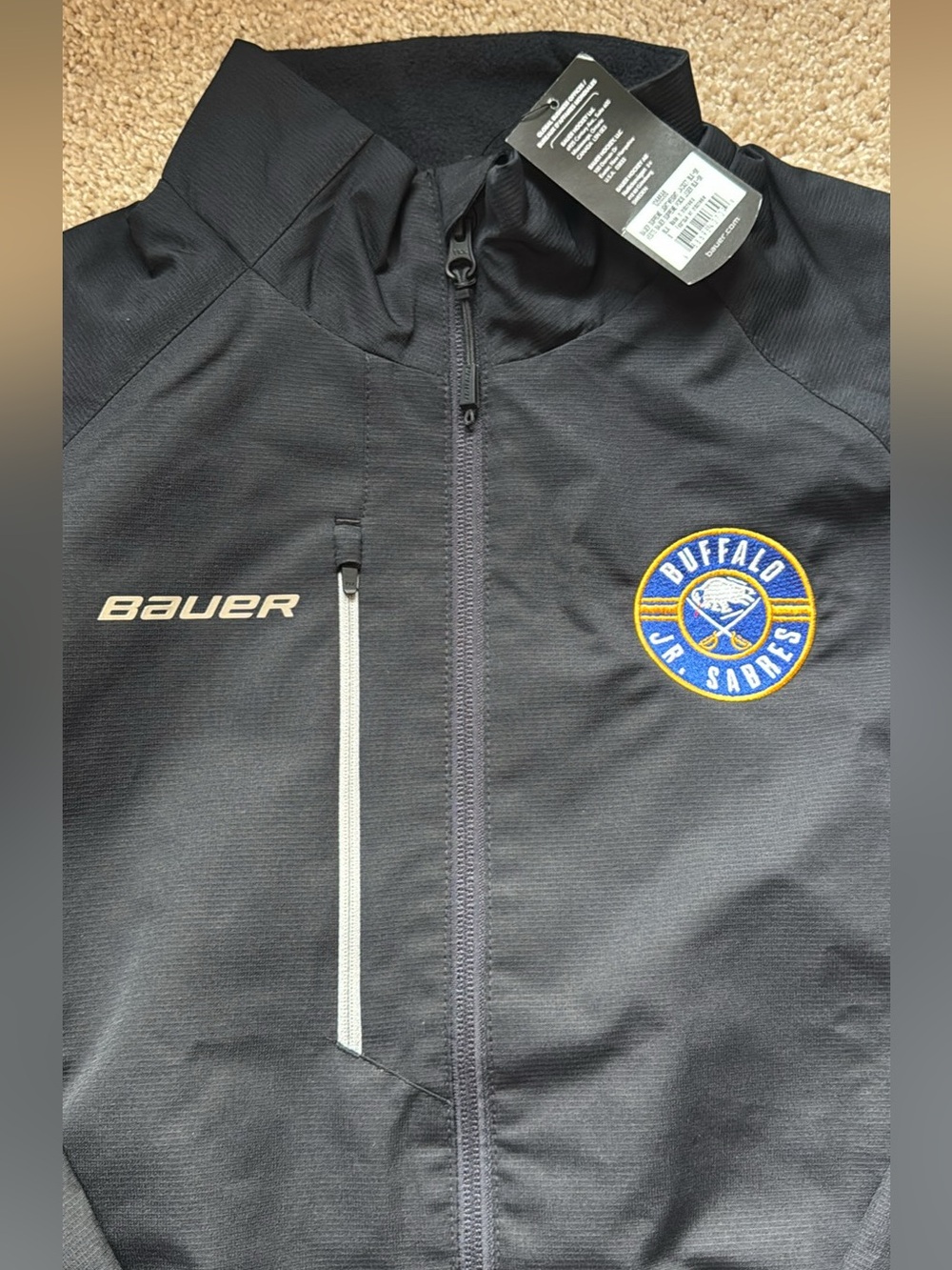 NWT - Buffalo Jr Sabres Bauer Supreme lightweight jacket and pants Men’s size S - Picture 2 of 8